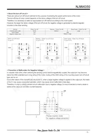 NJW4350E2-TE2 Datasheet Page 9