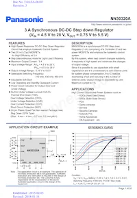 NN30320A-VB Datasheet Cover