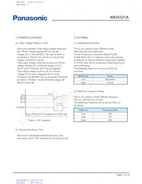 NN30321A-VB Datasheet Page 12