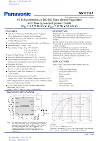 NN30332A-VB Datenblatt Cover