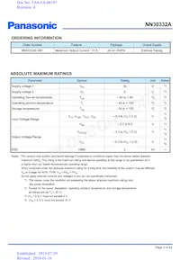 NN30332A-VB Datasheet Page 2