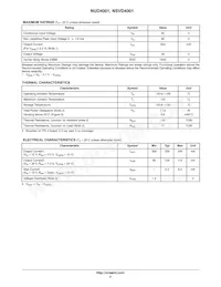 NUD4001DR2 Datasheet Page 2