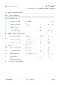 PCA8550PW/DG Datasheet Page 9