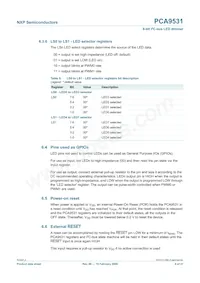 PCA9531PW Datasheet Pagina 8