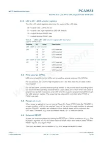 PCA9551PW Datasheet Pagina 7