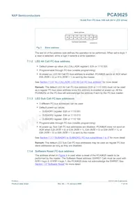 PCA9625D/S911 Datasheet Page 7