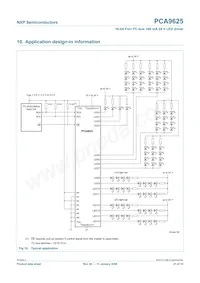 PCA9625D/S911 Datasheet Pagina 21