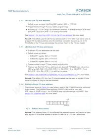 PCA9626BS Datasheet Page 8