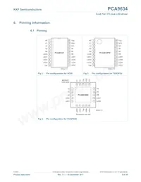 PCA9634PW/S911 Datasheet Page 5