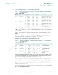 PCA9634PW/S911 Datasheet Page 14