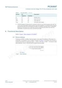 PCA9847PWJ Datasheet Page 5