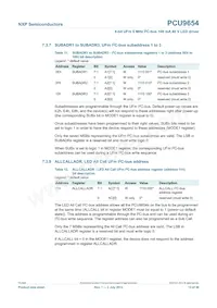 PCU9654PW Datasheet Page 13