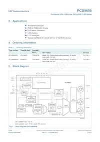 PCU9655PW Datasheet Page 3