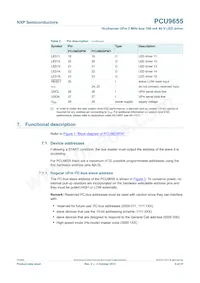 PCU9655PW Datasheet Page 5