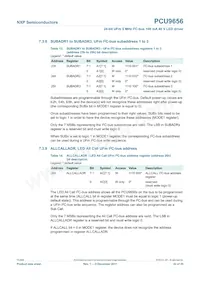 PCU9656B Datasheet Page 22