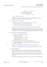 PCU9955TW Datasheet Pagina 7