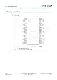 PCU9956ATWY Datasheet Page 5