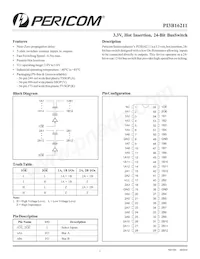 PI3B16211KE Datasheet Cover