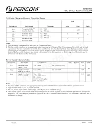 PI3B16861AE Datasheet Pagina 3