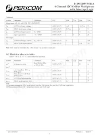 PI4MSD5V9544ALEX數據表 頁面 4