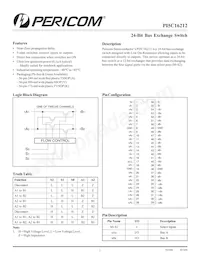 PI5C16212VE Datasheet Cover