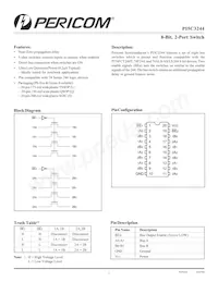 PI5C3244QE Datasheet Cover