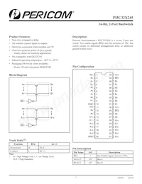 PI5C32X245B Datasheet Cover