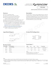 PI5C3306LEX Datasheet Cover