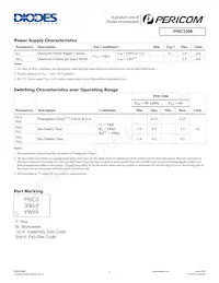 PI5C3306LEX Datasheet Page 3