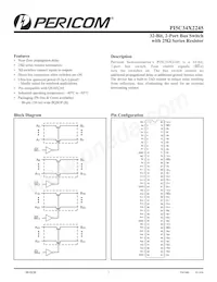 PI5C34X2245BE Datasheet Cover