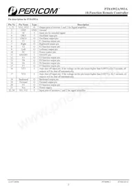 PT8A992APE Datasheet Page 2