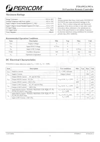 PT8A992APE數據表 頁面 4