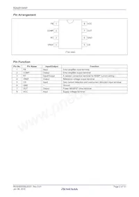 R2A20134SP#W5 Datasheet Page 2