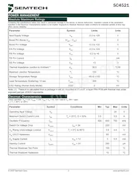 SC4521SETRT-A0 Datasheet Pagina 2