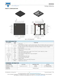 SIC652CD-T1-GE3 Datasheet Pagina 2