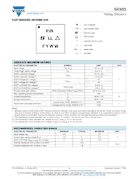 SIC652CD-T1-GE3 Datasheet Page 3