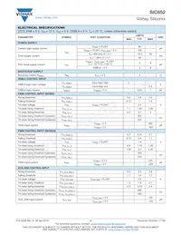 SIC652CD-T1-GE3 Datasheet Page 4