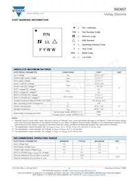 SIC657CD-T1-GE3 Datasheet Page 3