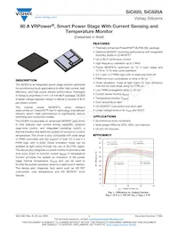 SIC820ED-T1-GE3 Datasheet Cover