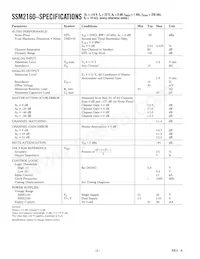 SSM2160SZ-REEL Datasheet Page 2