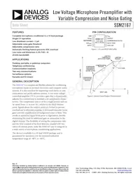 SSM2167-1RMZ-REEL Datasheet Cover