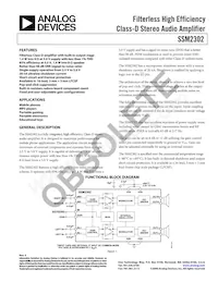 SSM2302CPZ-R2 Datenblatt Cover
