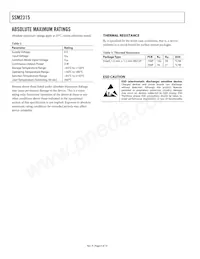 SSM2315CBZ-REEL7數據表 頁面 4