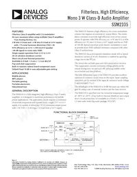 SSM2335CBZ-R2 Datenblatt Cover
