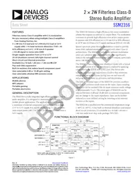 SSM2356CBZ-RL7 Datasheet Cover