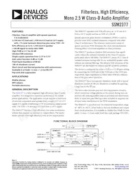 SSM2377ACBZ-R7 Datasheet Copertura