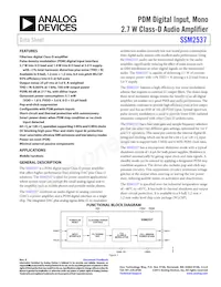 SSM2537ACBZ-R7 Datasheet Copertura