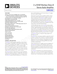 SSM3302ACPZ-R7 Datasheet Copertura