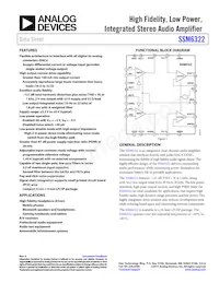 SSM6322ACPZ-R2 Datasheet Cover