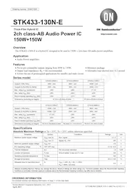 STK433-130N-E Datasheet Cover